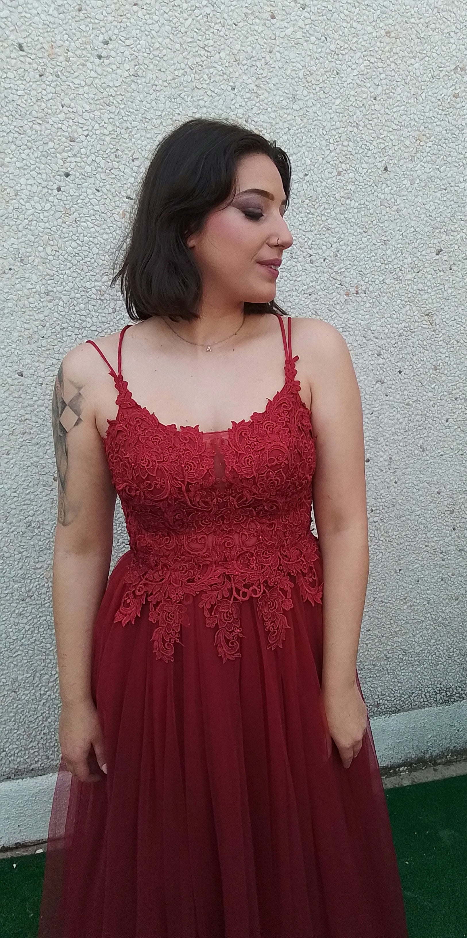 Vestido Miss Bliss  burdeos image 5