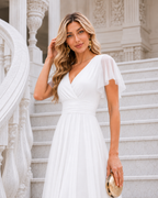 Vestido largo Érika tul Blanco