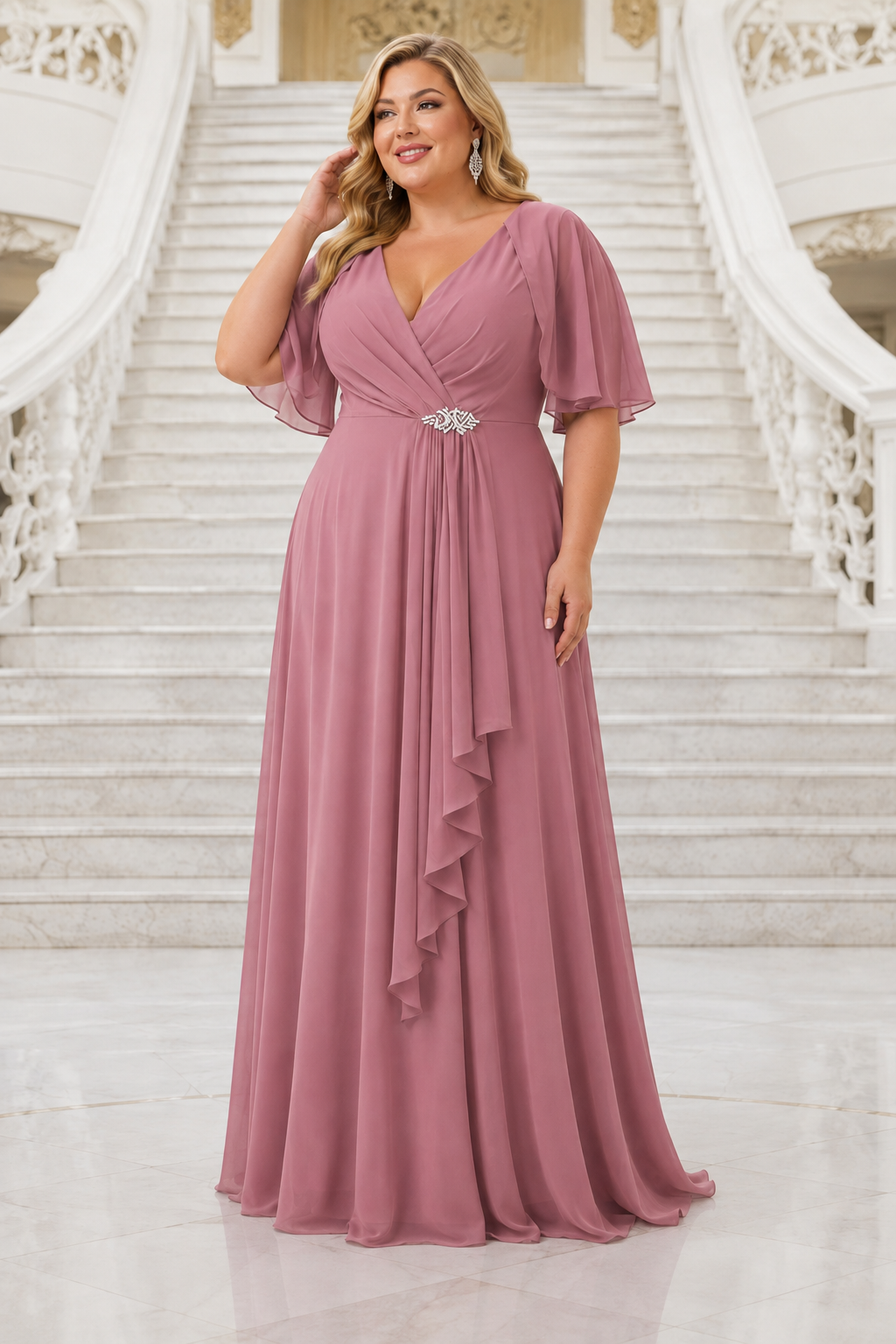 Vestido Ingrid TG Rosa