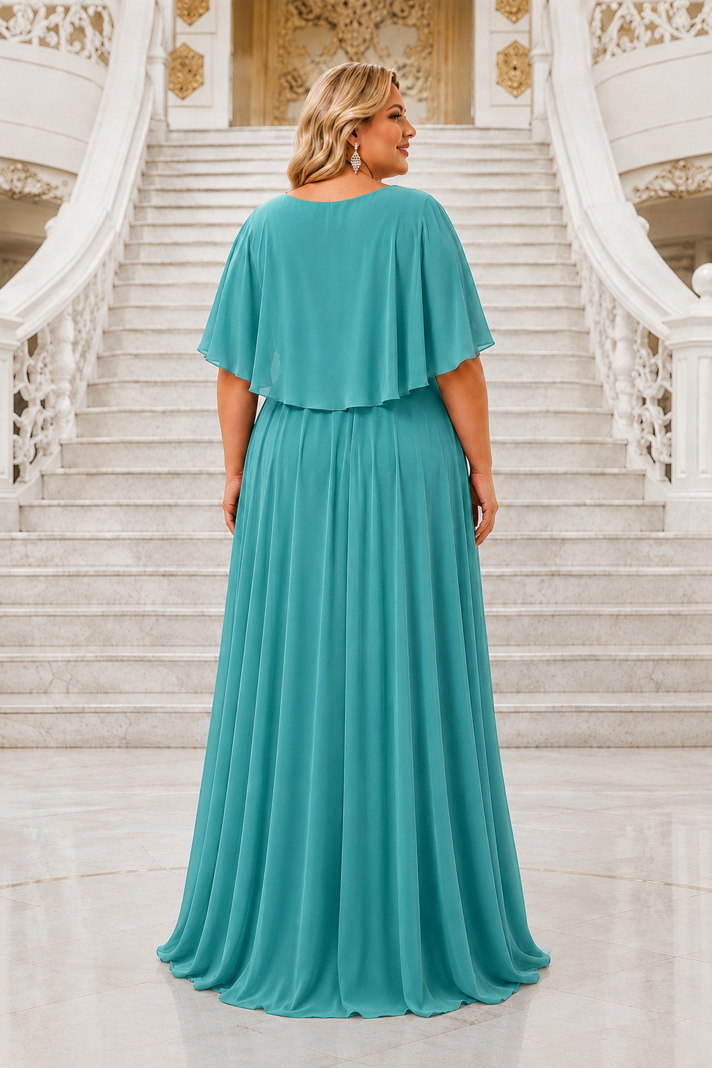Vestido Ingrid TG Turquesa