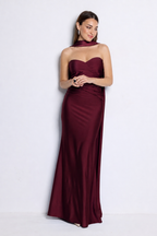 Vestido largo Beberly Burdeos