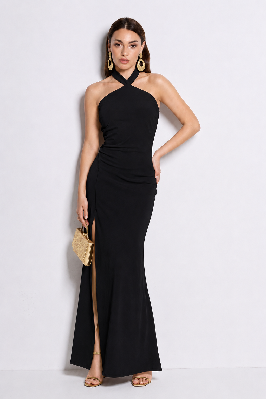 Vestido largo Jenna Negro