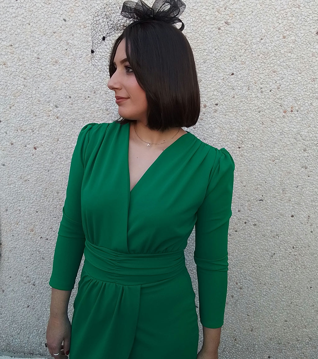 Vestido midi Xena verde image 4