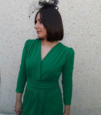Vestido midi Xena verde image 4