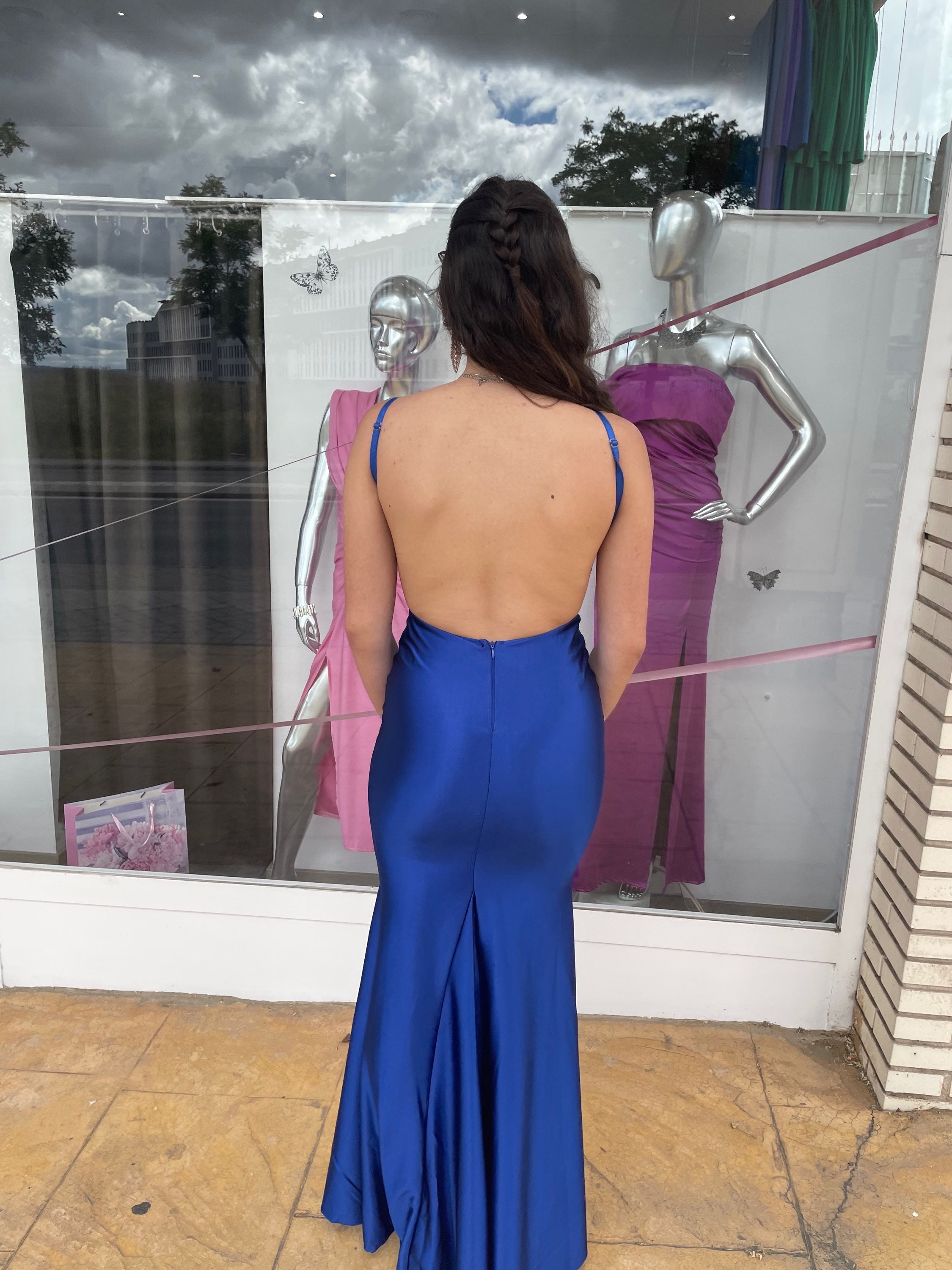 Vestido largo Khloé Azulòn image 3