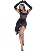 Vestido corto corset cava image 6