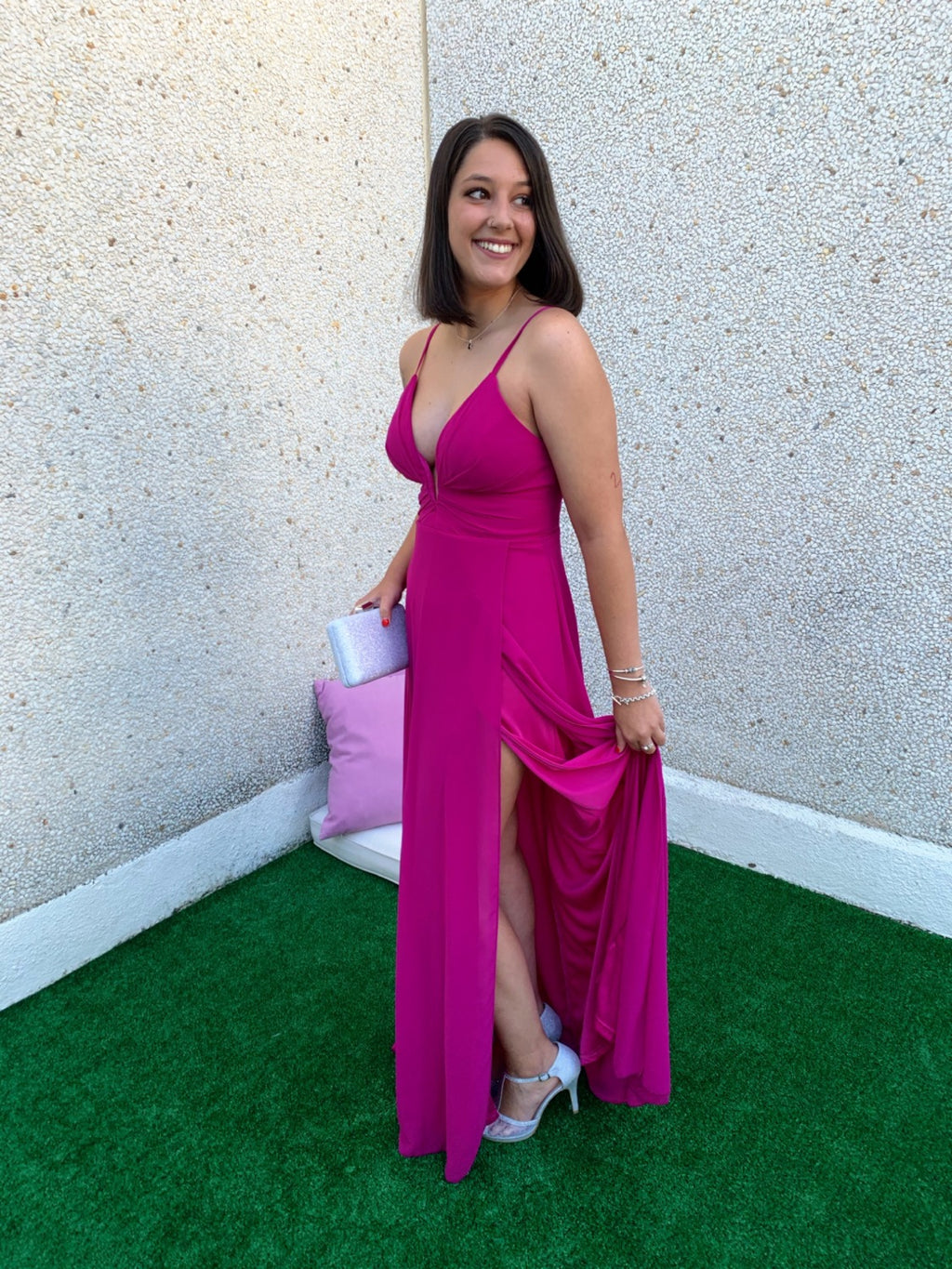 Vestido Yaiza verdoso  image 8