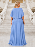 Vestido Ingrid TG Celeste Grisáceo