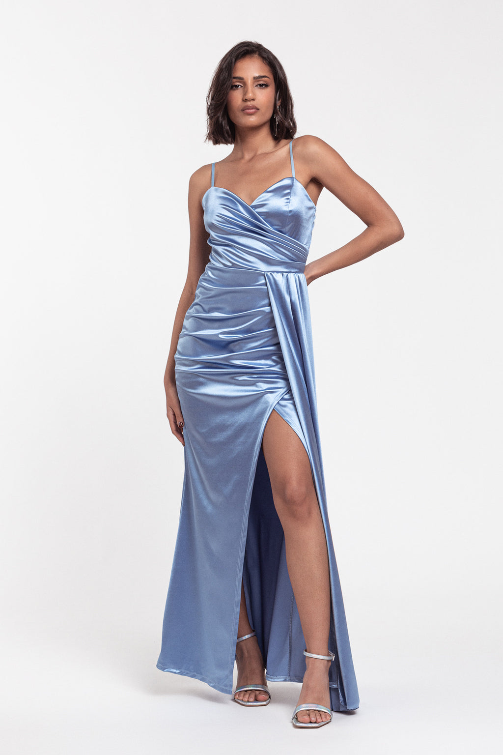 Vestido largo Satén Aura