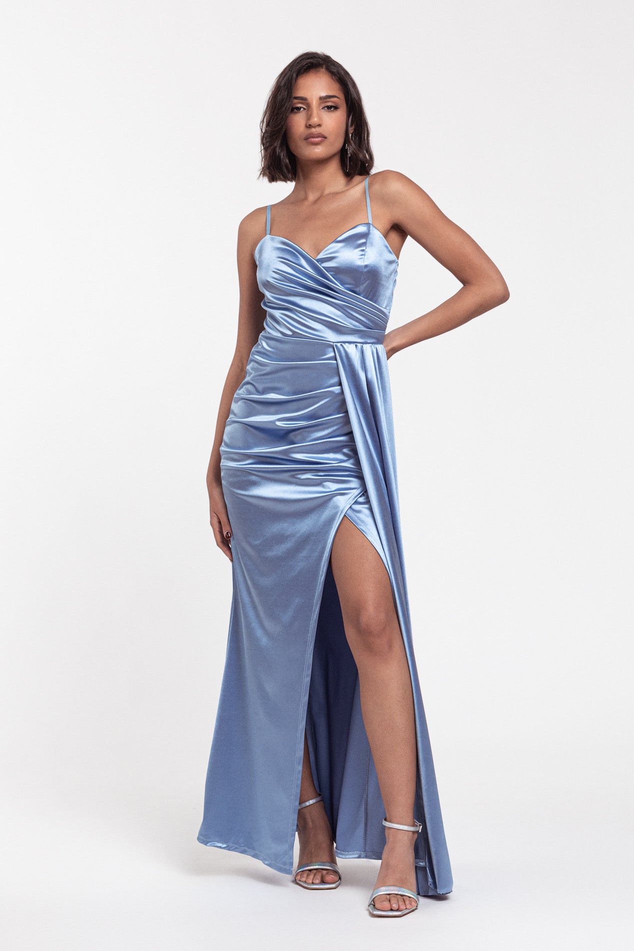 Vestido largo Satén Aura