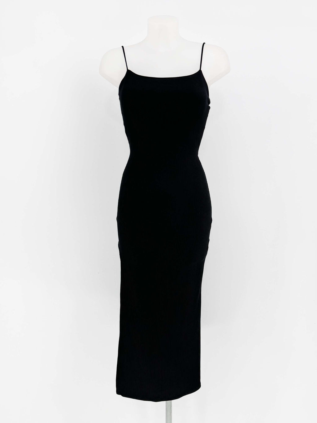 Vestido largo canalé image 7
