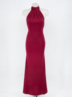 Vestido largo Qatar Burdeos