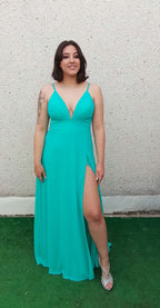 Vestido Yaiza Aguamarina  image 0