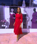 Vestido Nicola cereza image 11