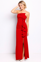 Vestido largo Margot Rojo
