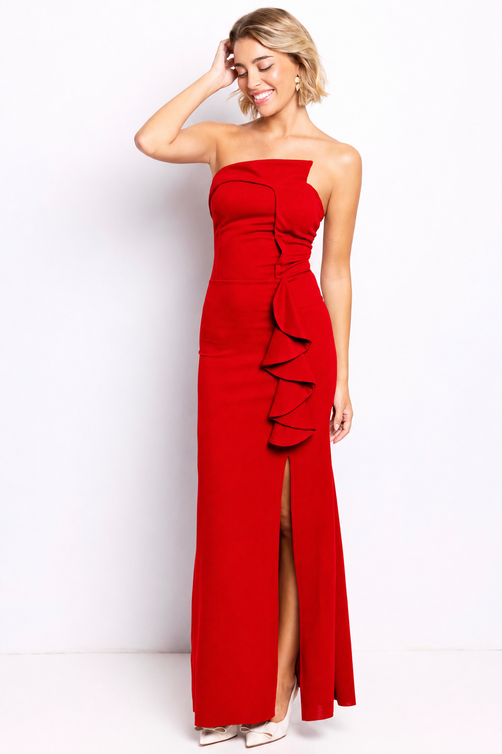 Vestido largo Margot Rojo