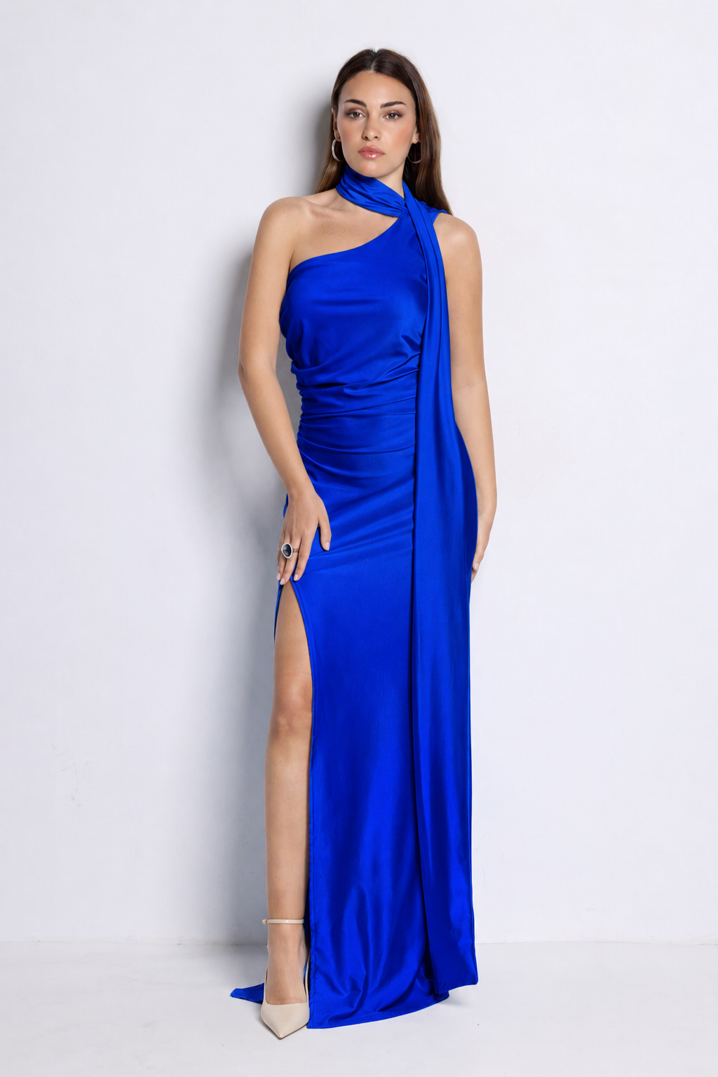 Vestido largo Denia Azulón