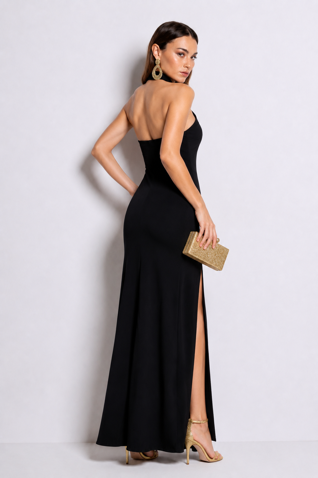 Vestido largo Jenna Negro