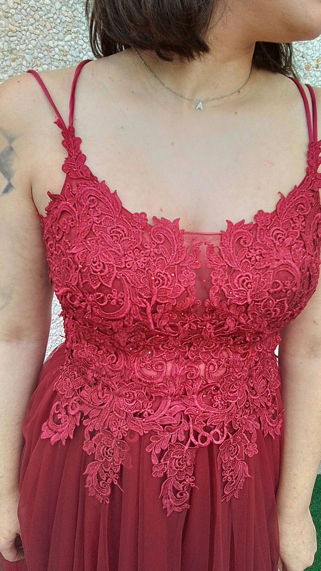 Vestido Miss Bliss  burdeos image 4