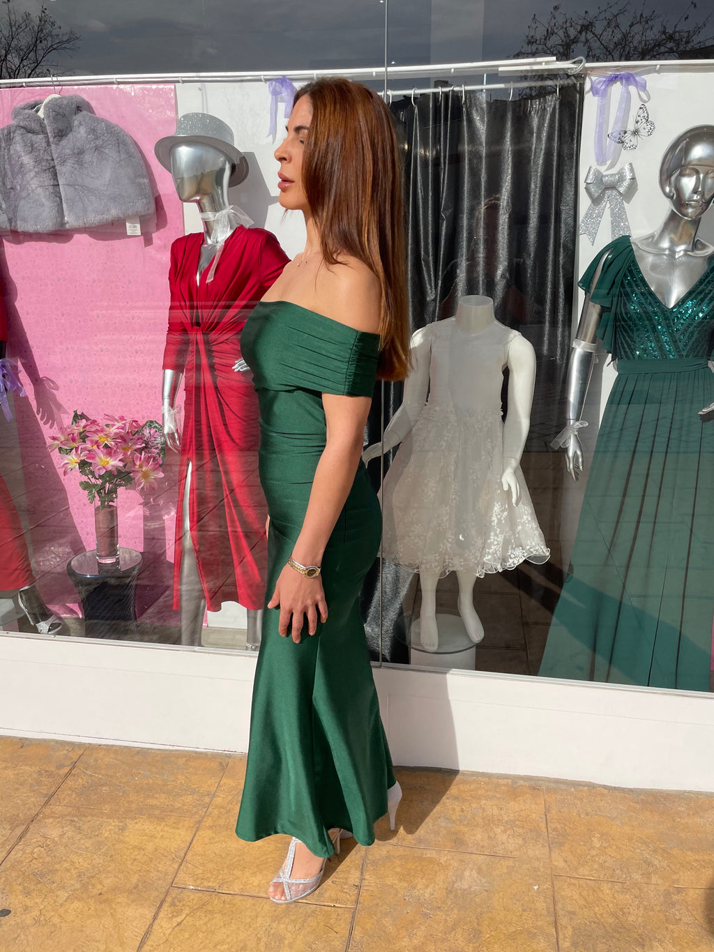 Vestido largo Alaia botella image 11