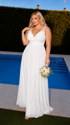 Vestido largo Lola curvy novia