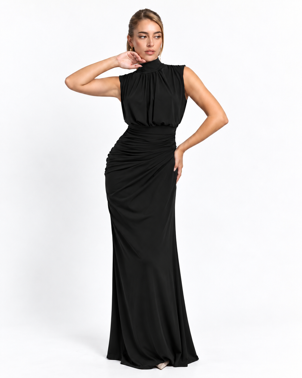 Vestido largo Ainara Negro