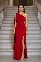 Vestido largo Amaia Rojo