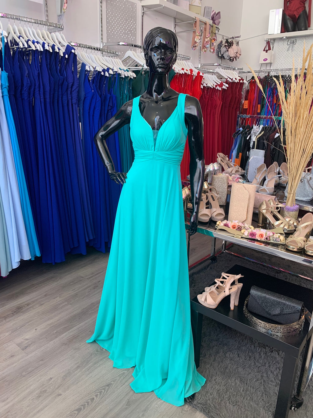 Vestido Fayna Aguamarina image 0