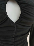 Vestido corto canalé Ballerina image 9