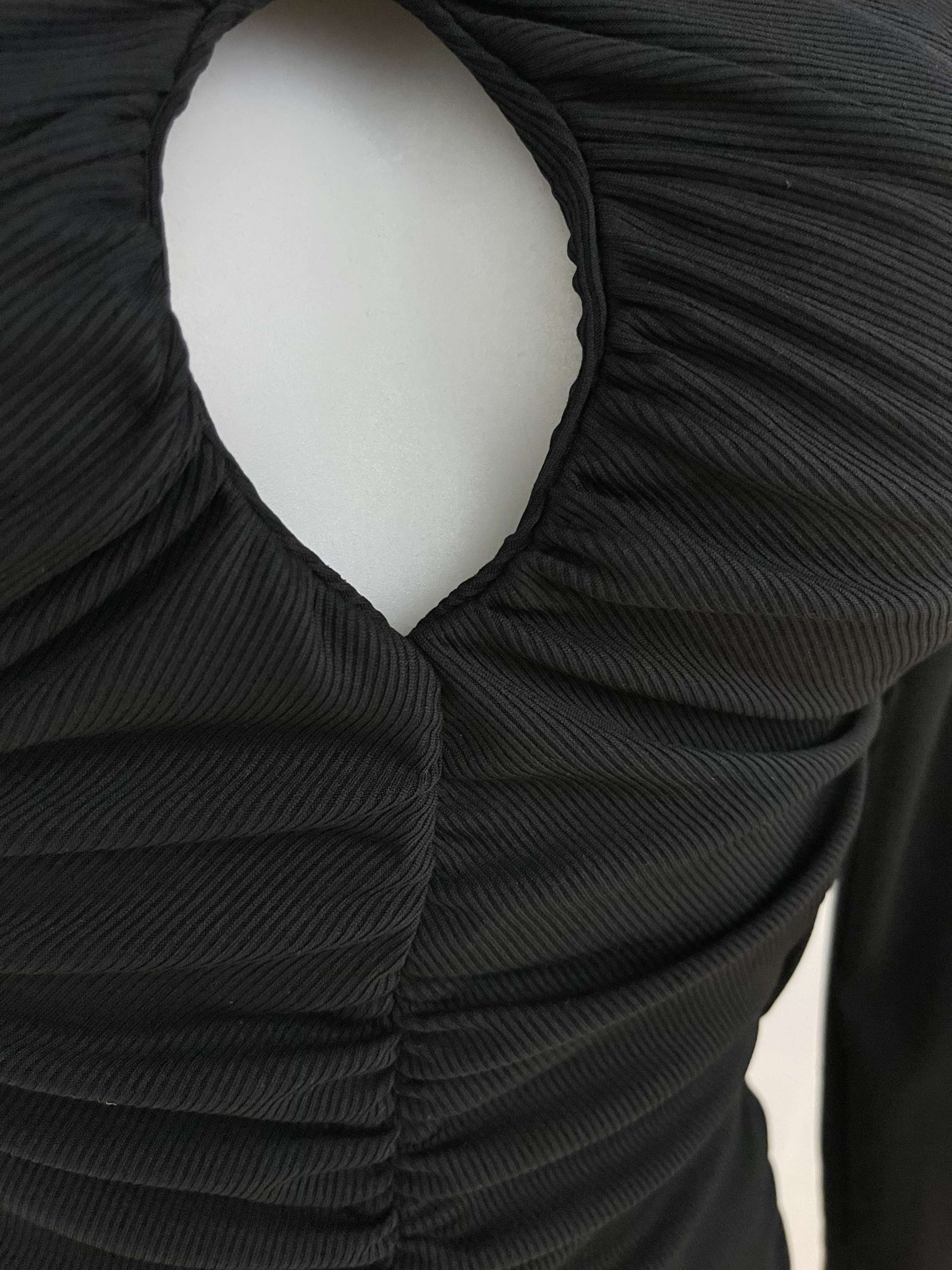 Vestido corto canalé Ballerina image 9