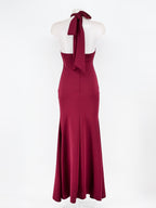 Vestido largo Qatar Burdeos