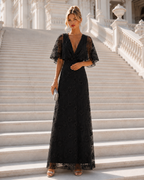 Vestido largo Duna Negro