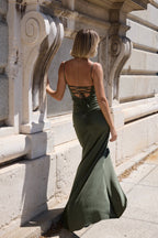 Vestido largo Kylie kaki