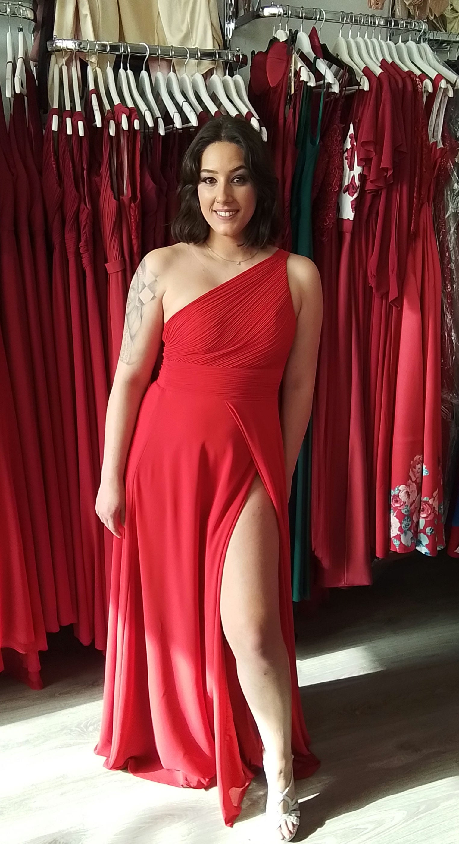 Vestido Ithaisa Air  rojo image 11