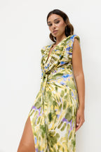 Alexandra largo midi Print