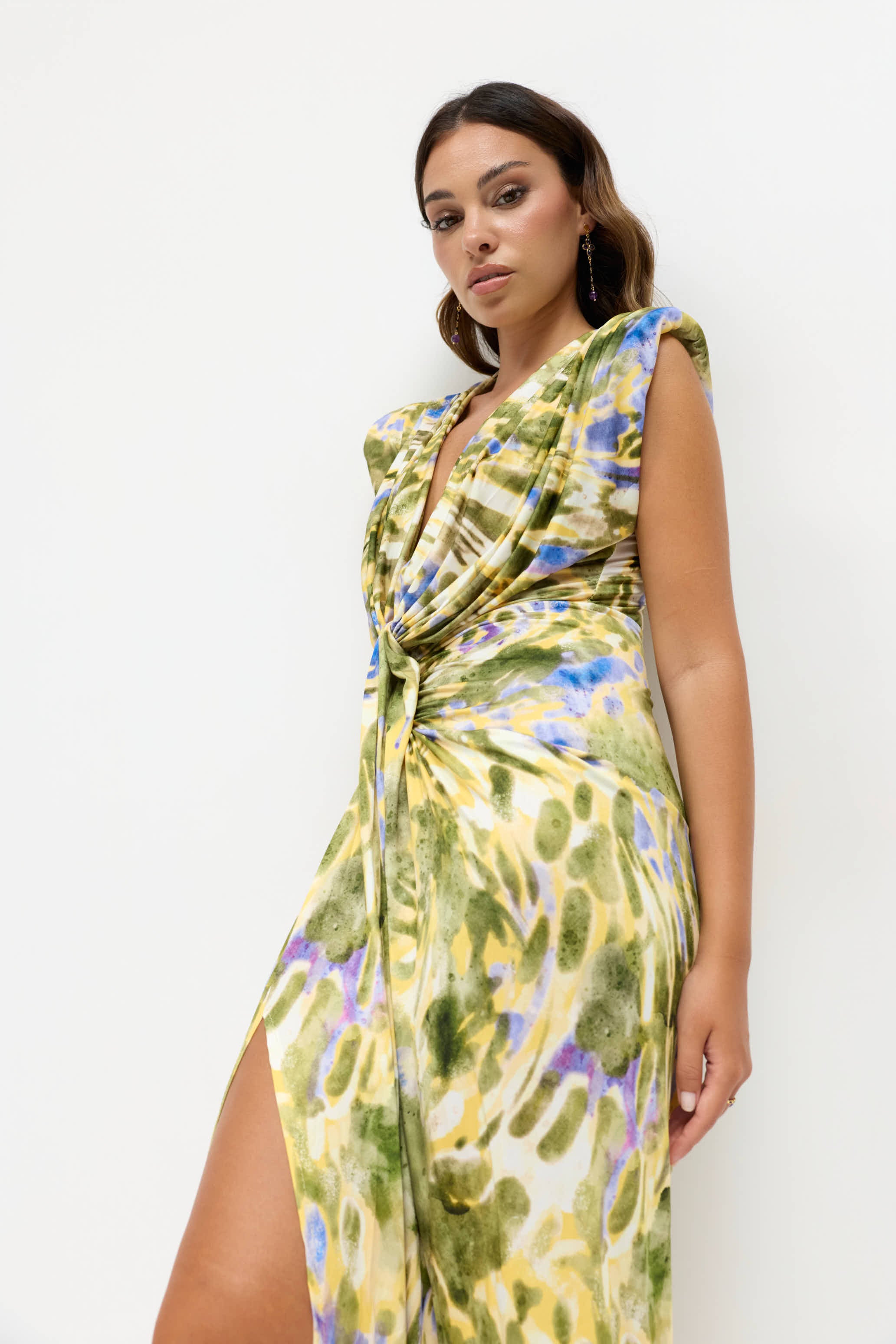Alexandra largo midi Print
