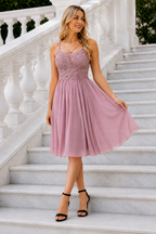 Vestido corto Ivanna Rosa