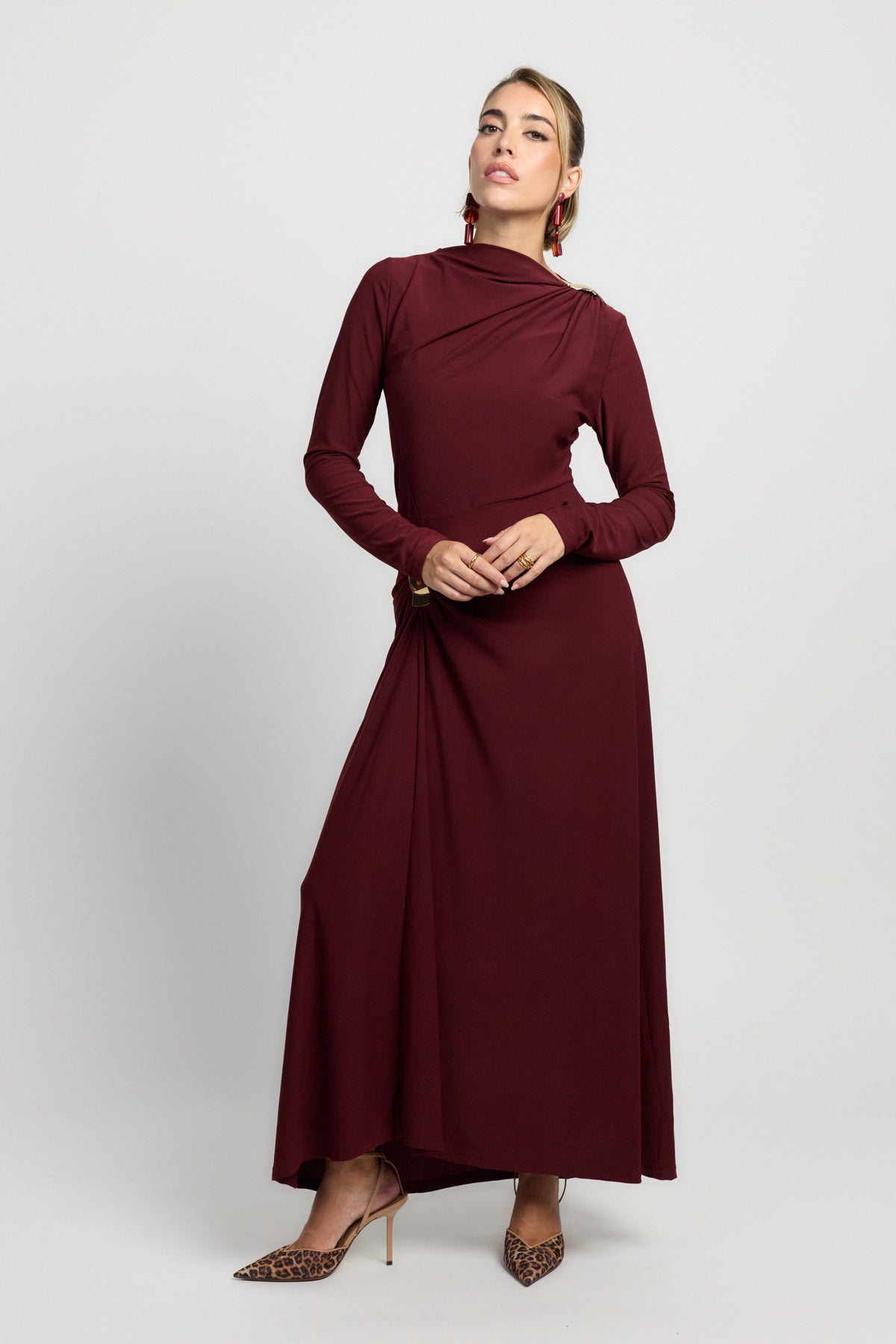 Vestido midi largo Elsa