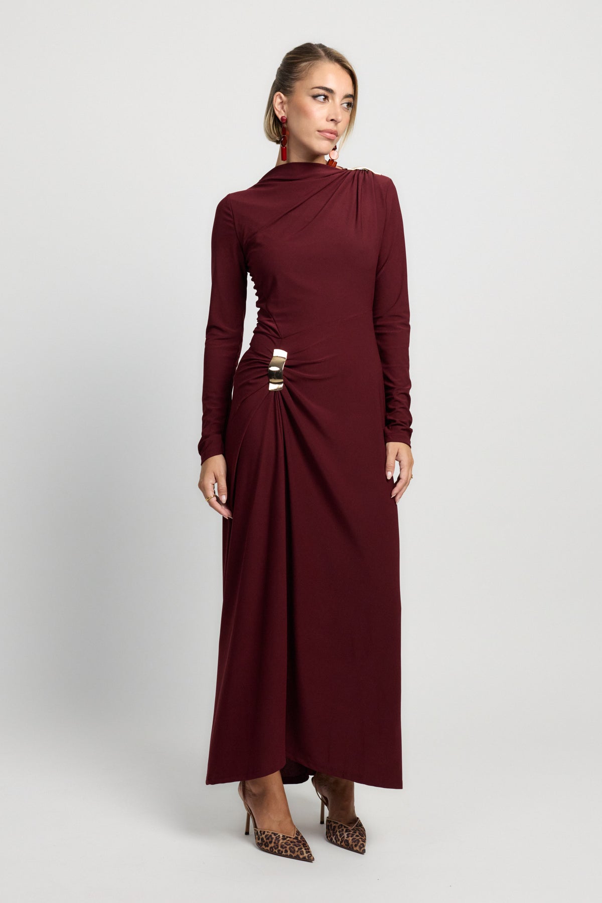 Vestido midi largo Elsa
