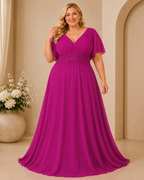 Vestido  largo Jimena TG Buganvilla