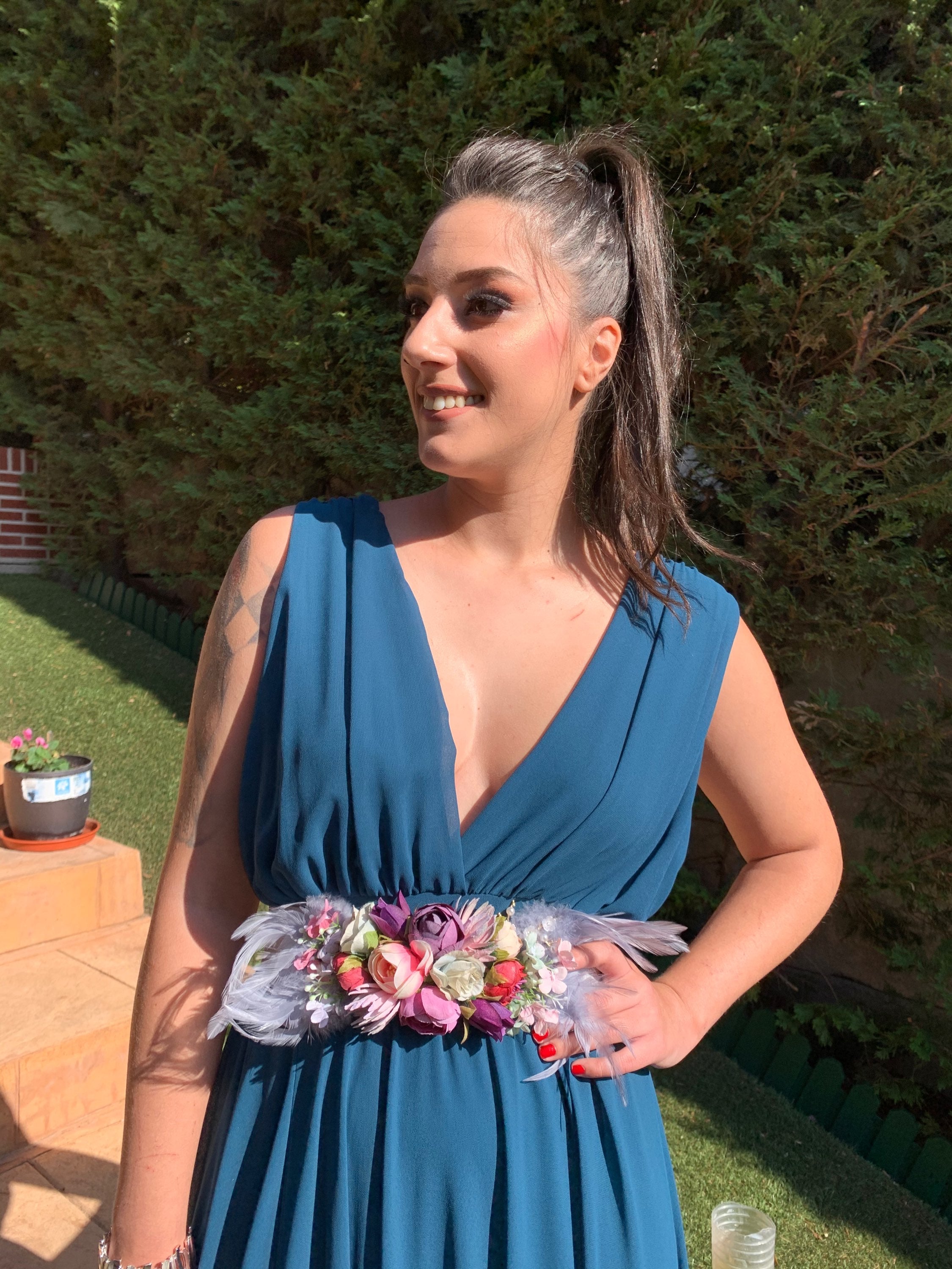 Vestido Rose petróleo  image 1