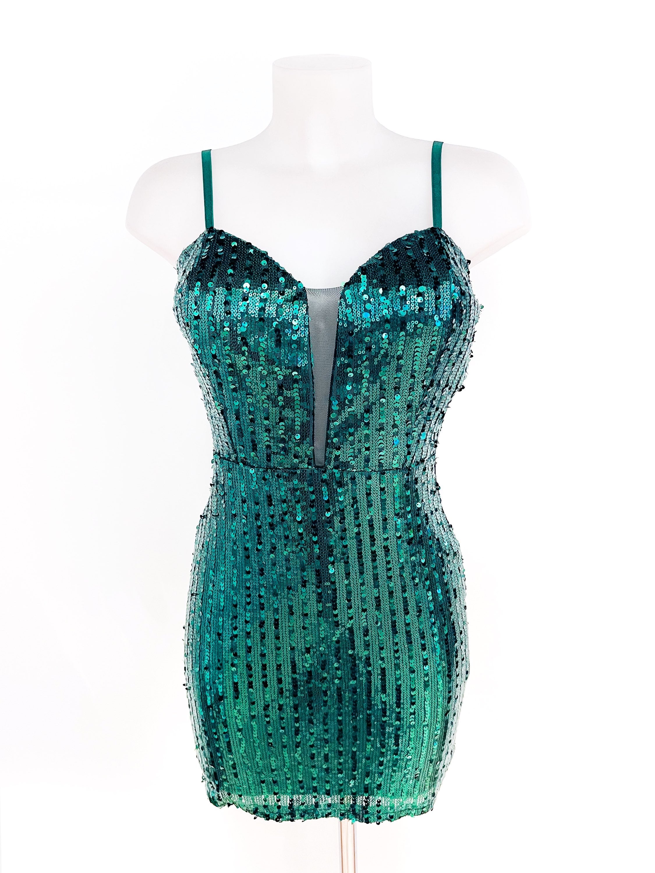 Vestido corto lentejuelas Indira image 3