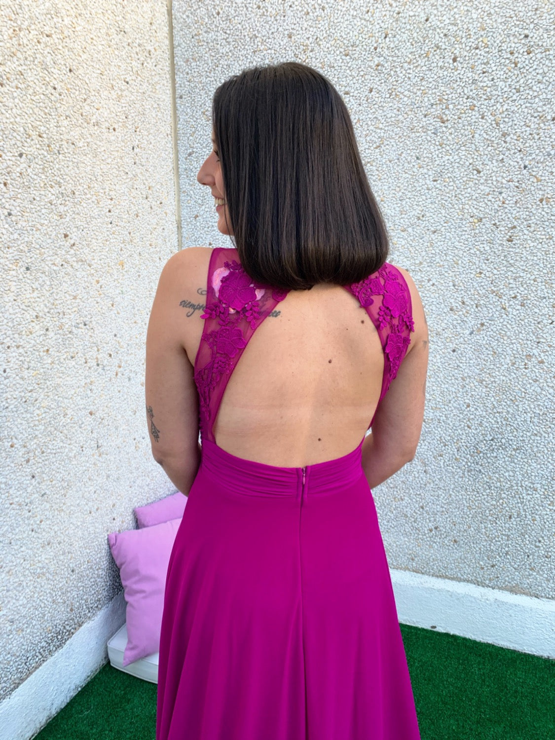 Vestido Fayna Aguamarina image 8