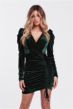 Vestido corto Atteneri terciopelo image 0