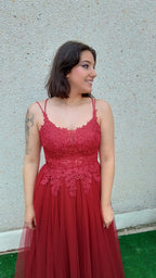 Vestido Miss Bliss  burdeos image 3