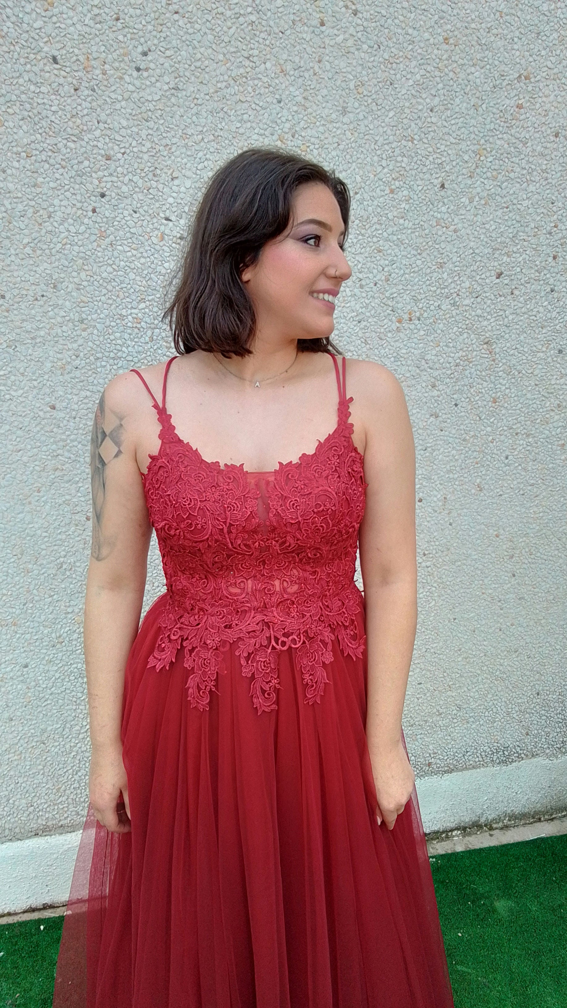 Vestido Miss Bliss  burdeos image 3