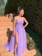 Vestido largo Miss Bliss Lila