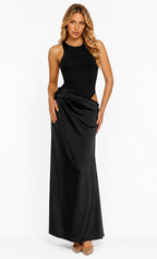 Vestido largo Aroa negro