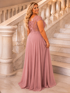 Vestido largo TG Italia Rosa