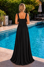 Vestido largo Enma Negro